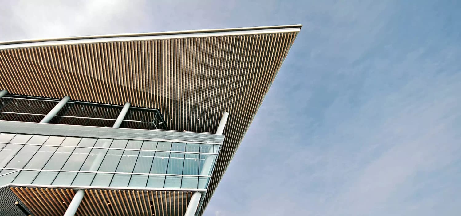 Modern building exterior